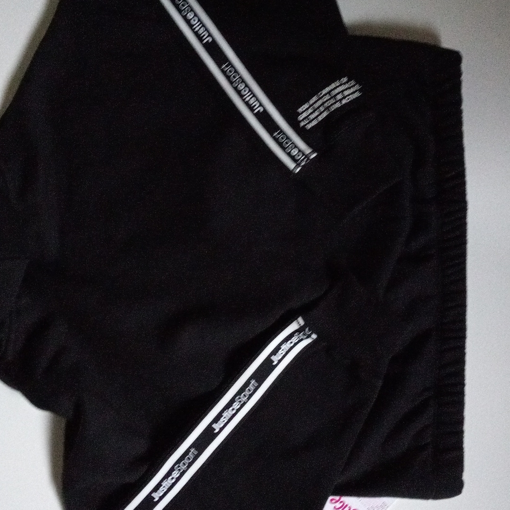 JUSTICE CROP HOODIE 10 M New - Picture 7 of 9